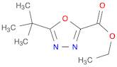 1,3,4-Oxadiazole-2-carboxylic acid, 5-(1,1-dimethylethyl)-, ethyl ester