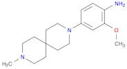 Benzenamine, 2-methoxy-4-(9-methyl-3,9-diazaspiro[5.5]undec-3-yl)-