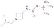 Carbamic acid, N-[1-(2,2-difluoroethyl)-3-azetidinyl]-, 1,1-dimethylethyl ester