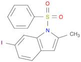 1H-Indole, 6-iodo-2-methyl-1-(phenylsulfonyl)-