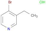 Pyridine, 4-bromo-3-ethyl-, hydrochloride (1:1)
