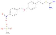 Carbamimidothioic acid, 2-[4-[(4-nitrophenyl)methoxy]phenyl]ethyl ester, methanesulfonate (1:1)