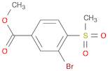 Benzoic acid, 3-bromo-4-(methylsulfonyl)-, methyl ester