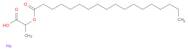 Octadecanoic acid, 1-carboxyethyl ester, sodium salt (1:1)