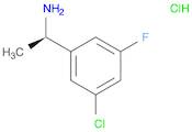 Benzenemethanamine, 3-chloro-5-fluoro-α-methyl-, hydrochloride (1:1), (αR)-