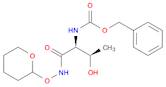 Carbamic acid, N-[(1S,2R)-2-hydroxy-1-[[[(tetrahydro-2H-pyran-2-yl)oxy]amino]carbonyl]propyl]-, phenylmethyl ester