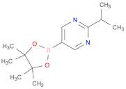 Pyrimidine, 2-(1-methylethyl)-5-(4,4,5,5-tetramethyl-1,3,2-dioxaborolan-2-yl)-