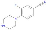 Benzonitrile, 3-fluoro-4-(1-piperazinyl)-