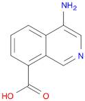 8-Isoquinolinecarboxylic acid, 4-amino-