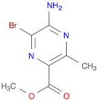2-Pyrazinecarboxylic acid, 5-amino-6-bromo-3-methyl-, methyl ester