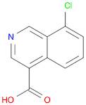 4-Isoquinolinecarboxylic acid, 8-chloro-