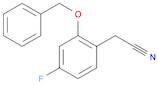 Benzeneacetonitrile, 4-fluoro-2-(phenylmethoxy)-