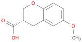 2H-1-Benzopyran-3-carboxylic acid, 3,4-dihydro-6-Methoxy-, (3S)-