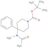 1-Piperidinecarboxylic acid, 4-(acetylmethylamino)-4-phenyl-, 1,1-dimethylethyl ester