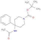 1-Piperidinecarboxylic acid, 4-(acetylamino)-4-phenyl-, 1,1-dimethylethyl ester