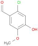 Benzaldehyde, 2-chloro-4-hydroxy-5-methoxy-