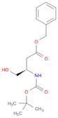 Butanoic acid, 3-[[(1,1-dimethylethoxy)carbonyl]amino]-4-hydroxy-, phenylmethyl ester, (3R)-