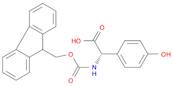 Benzeneacetic acid, α-[[(9H-fluoren-9-ylmethoxy)carbonyl]amino]-4-hydroxy-, (S)- (9CI)