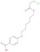 Benzoic acid, 4-[[6-(3-chloro-1-oxopropoxy)hexyl]oxy]-