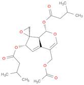 Butanoic acid, 3-methyl-, 1,1'-[(1S,2'R,6S,7aS)-4-[(acetyloxy)methyl]-6,7a-dihydrospiro[cyclopenta[c]pyran-7(1H),2'-oxirane]-1,6-diyl] ester