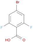 Benzoic acid, 4-bromo-2,6-difluoro-