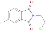 1H-Isoindole-1,3(2H)-dione, 2-(2-chloroethyl)-5-fluoro-