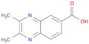 6-Quinoxalinecarboxylic acid, 2,3-dimethyl-