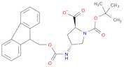 1,2-Pyrrolidinedicarboxylic acid, 4-[[(9H-fluoren-9-ylmethoxy)carbonyl]amino]-, 1-(1,1-dimethylethyl) ester, (2S,4R)-