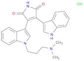 1H-Pyrrole-2,5-dione, 3-[1-[3-(dimethylamino)propyl]-1H-indol-3-yl]-4-(1H-indol-3-yl)-, hydrochloride (1:1)
