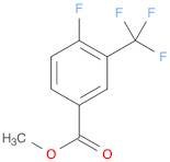 Benzoic acid, 4-fluoro-3-(trifluoromethyl)-, methyl ester