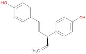 Phenol, 4,4'-[(1E,3S)-3-ethenyl-1-propene-1,3-diyl]bis-