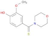 Methanethione, (4-hydroxy-3-methoxyphenyl)-4-morpholinyl-