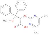 Benzenepropanoic acid, α-[(4,6-dimethyl-2-pyrimidinyl)oxy]-β-methoxy-β-phenyl-, (αS)-