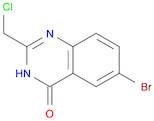 4(3H)-Quinazolinone, 6-bromo-2-(chloromethyl)-