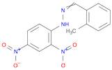 Benzaldehyde, 2-methyl-, 2-(2,4-dinitrophenyl)hydrazone
