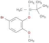 Benzene, 4-bromo-2-[[(1,1-dimethylethyl)dimethylsilyl]oxy]-1-methoxy-