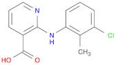 3-Pyridinecarboxylic acid, 2-[(3-chloro-2-methylphenyl)amino]-