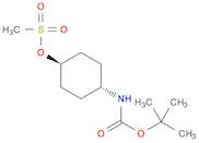 Carbamic acid, N-[trans-4-[(methylsulfonyl)oxy]cyclohexyl]-, 1,1-dimethylethyl ester