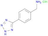 Benzenemethanamine, 4-(2H-tetrazol-5-yl)-, hydrochloride (1:1)