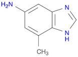 1H-Benzimidazol-5-amine, 7-methyl-