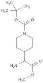 4-Piperidineacetic acid, α-amino-1-[(1,1-dimethylethoxy)carbonyl]-, methyl ester
