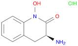 2(1H)-Quinolinone, 3-amino-3,4-dihydro-1-hydroxy-, monohydrochloride, (S)- (9CI)