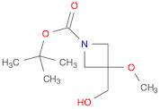 1-Azetidinecarboxylic acid, 3-(hydroxymethyl)-3-methoxy-, 1,1-dimethylethyl ester