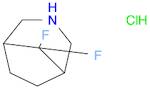 3-Azabicyclo[3.2.1]octane, 8,8-difluoro-, hydrochloride (1:1)