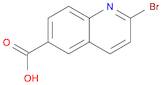 6-Quinolinecarboxylic acid, 2-bromo-