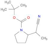 1-Pyrrolidinecarboxylic acid, 2-(1-cyanoethyl)-, 1,1-dimethylethyl ester