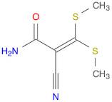 2-Propenamide, 2-cyano-3,3-bis(methylthio)-