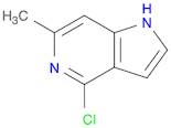 1H-Pyrrolo[3,2-c]pyridine, 4-chloro-6-Methyl-