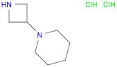 Piperidine, 1-(3-azetidinyl)-, hydrochloride (1:2)