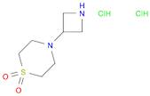 Thiomorpholine, 4-(3-azetidinyl)-, 1,1-dioxide, hydrochloride (1:2)